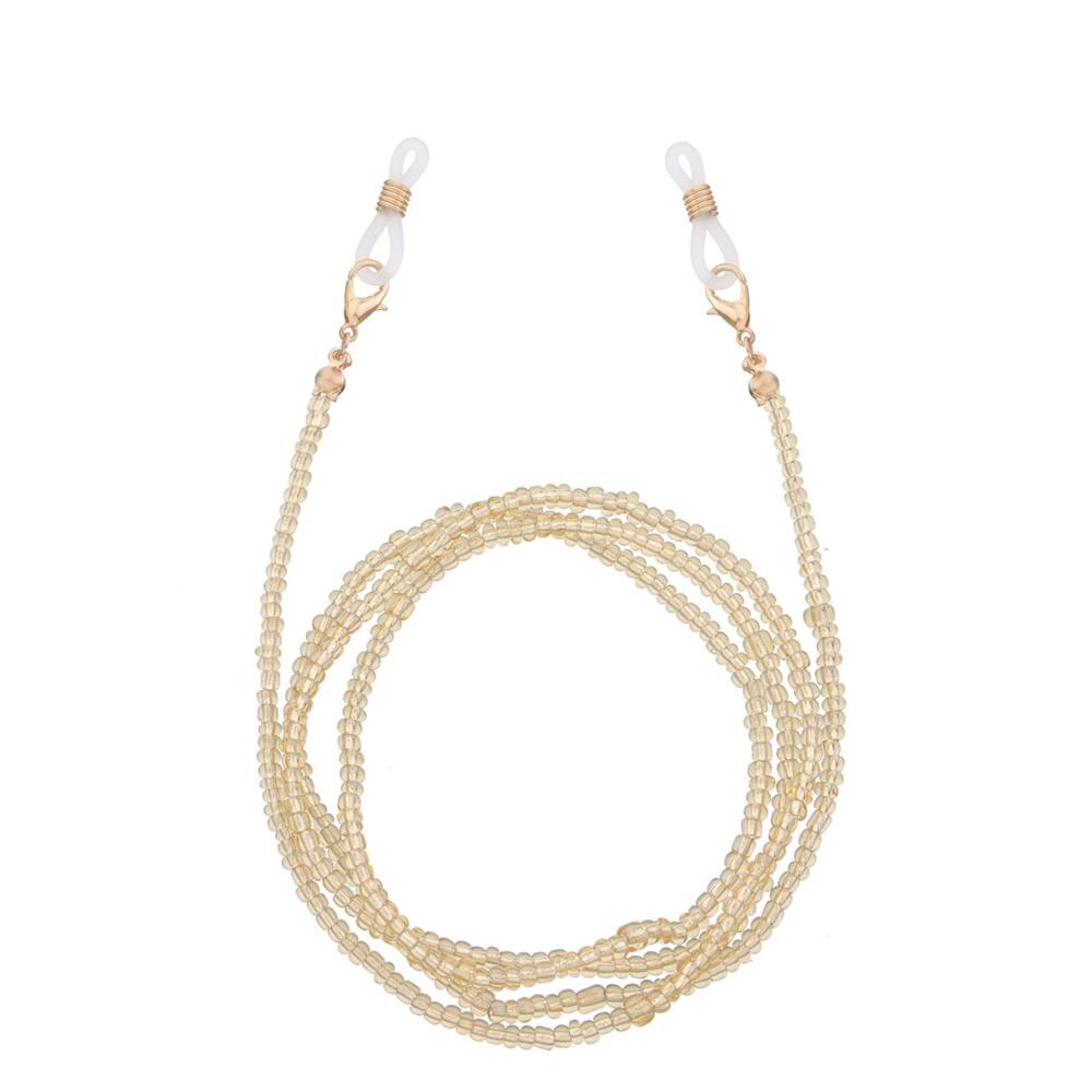 Colorful Face Mask Holder Beads Chain Sunglasses Holder Seeds Chain Lightweight Waterproof Convenient for Women Girls Jewelry Gi