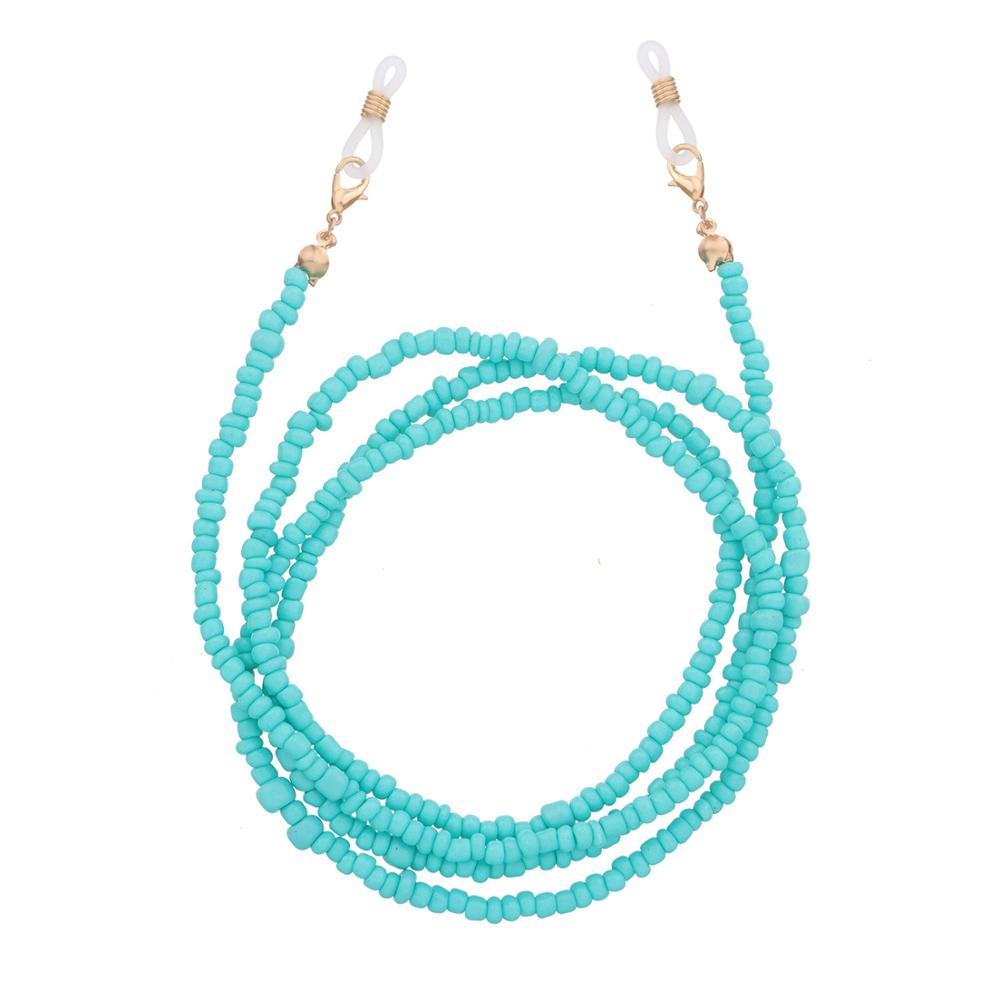 Colorful Face Mask Holder Beads Chain Sunglasses Holder Seeds Chain Lightweight Waterproof Convenient for Women Girls Jewelry Gi