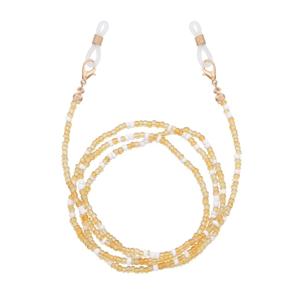 Colorful Face Mask Holder Beads Chain Sunglasses Holder Seeds Chain Lightweight Waterproof Convenient for Women Girls Jewelry Gi