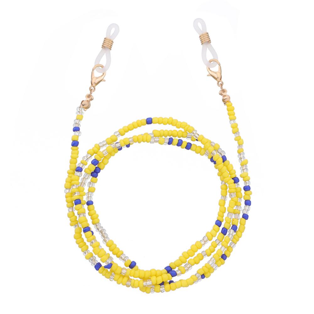 Colorful Face Mask Holder Beads Chain Sunglasses Holder Seeds Chain Lightweight Waterproof Convenient for Women Girls Jewelry Gi