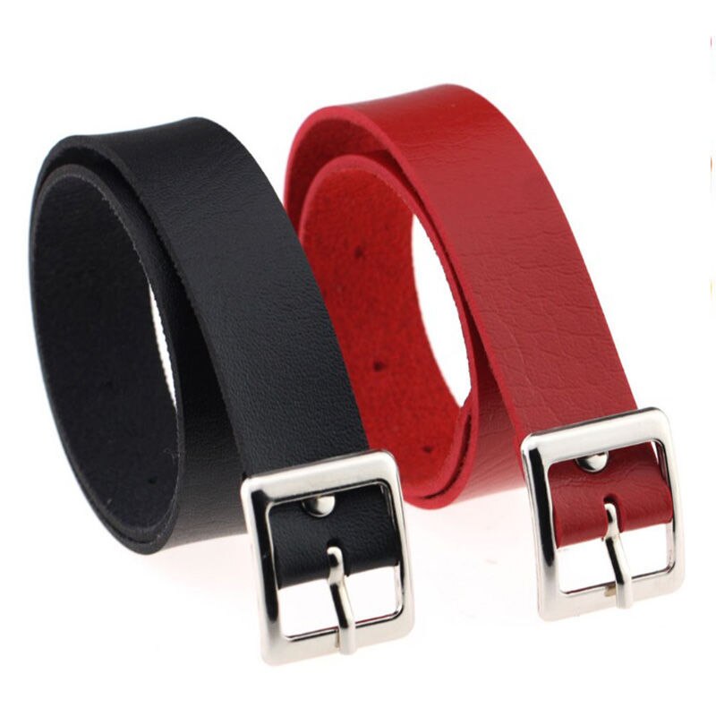 Colorful Gothic PU Leather Choker Necklaces For Women Girls Trendy Punk Harajuku Rock Belt Collar Necklace Jewelry Gifts