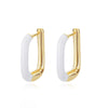 Colorful Hoop Earrings for Women Stainless Steel Boho Oil Drop Earrings 2023 Trend Korean Party Jewelry Gift pendientes