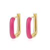 Colorful Hoop Earrings for Women Stainless Steel Boho Oil Drop Earrings 2023 Trend Korean Party Jewelry Gift pendientes