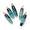 Colorful Necklace Natural Crystal 6 Color Drops Pendant Necklace Crystal Necklace Women 's Jewelry Collares Jewelry Fashion Gift