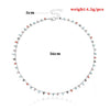 Colorful Resin Beads Tassel Necklaces for Women Gold Silver Color Clavicle Chain Short Necklace Female 2021 Jewelry New