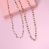 Colorful Resin Beads Tassel Necklaces for Women Gold Silver Color Clavicle Chain Short Necklace Female 2021 Jewelry New