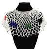 Colorful Resin Hand-made Beads Statement Necklaces Beaded Necklaces For Women Sexy Shoulder Cape Body Jewelry