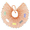 Colorful Resin Hand-made Beads Statement Necklaces Beaded Necklaces For Women Sexy Shoulder Cape Body Jewelry