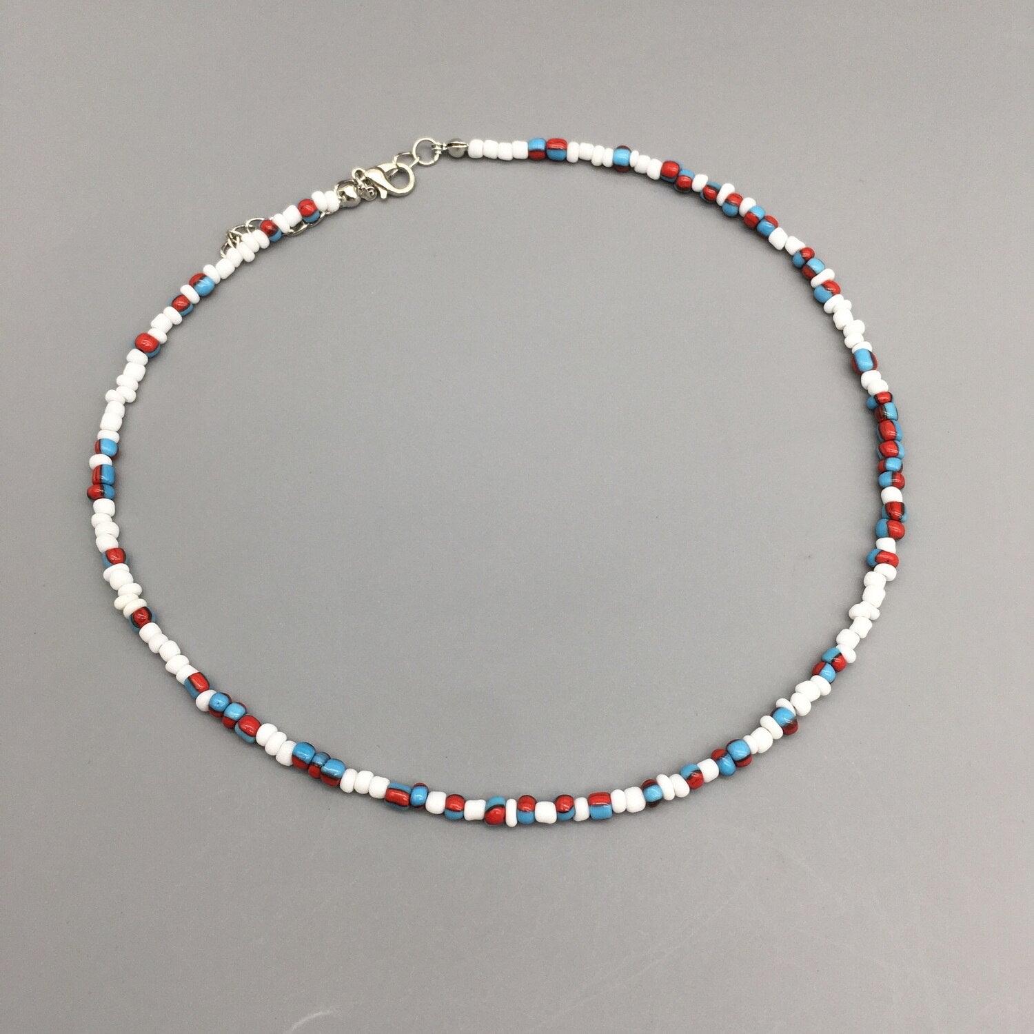 Colorful Sweet Women Choker Necklace Creative Bohemian Beaded Necklace Bead Choker Jewelry Accessories Drop Shipping