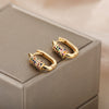 Colorful Zircon Hoop Earrings For Women Girls Luxury Stainless Steel Earring 2023 Trend Summer Couple Jewelry pendientes mujer