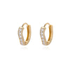 Colorful Zircon Hoop Earrings For Women Girls Luxury Stainless Steel Earring 2023 Trend Summer Couple Jewelry pendientes mujer