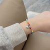 Colour Beaded Heart Women Bracelet Gift Female Jewelry 2022 Trend Korean Sexy Accessories Valentine's GaaBou Christmas