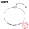 Jewelry 925 Sterling Silver Heart Bracelet For Women Design Anniversary Fashion Jewelry 2020 Romantic Lovers Bracelet