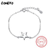 Jewelry 925 Sterling Silver Star Bracelet For Women Anniversary Best Gifts