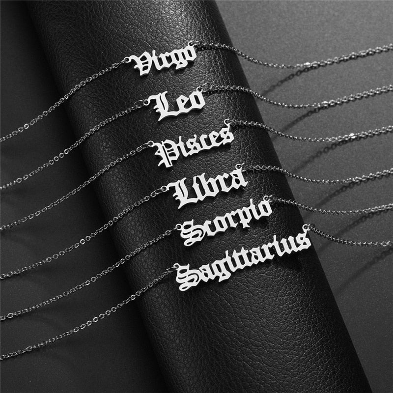 Constellation Necklace Scorpio Leo Capricorn Aquarius Necklace Zodiac Libra Taurus Virgo Gemini Sagittarius Pisces Aries Cancer