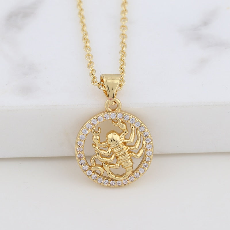 Constellation Necklace Scorpio Leo Capricorn Aquarius Necklace Zodiac Libra Taurus Virgo Gemini Sagittarius Pisces Aries Cancer