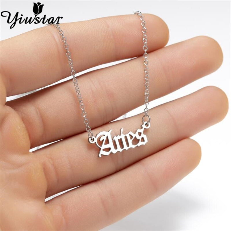 Constellation Necklace Scorpio Leo Capricorn Aquarius Necklace Zodiac Libra Taurus Virgo Gemini Sagittarius Pisces Aries Cancer