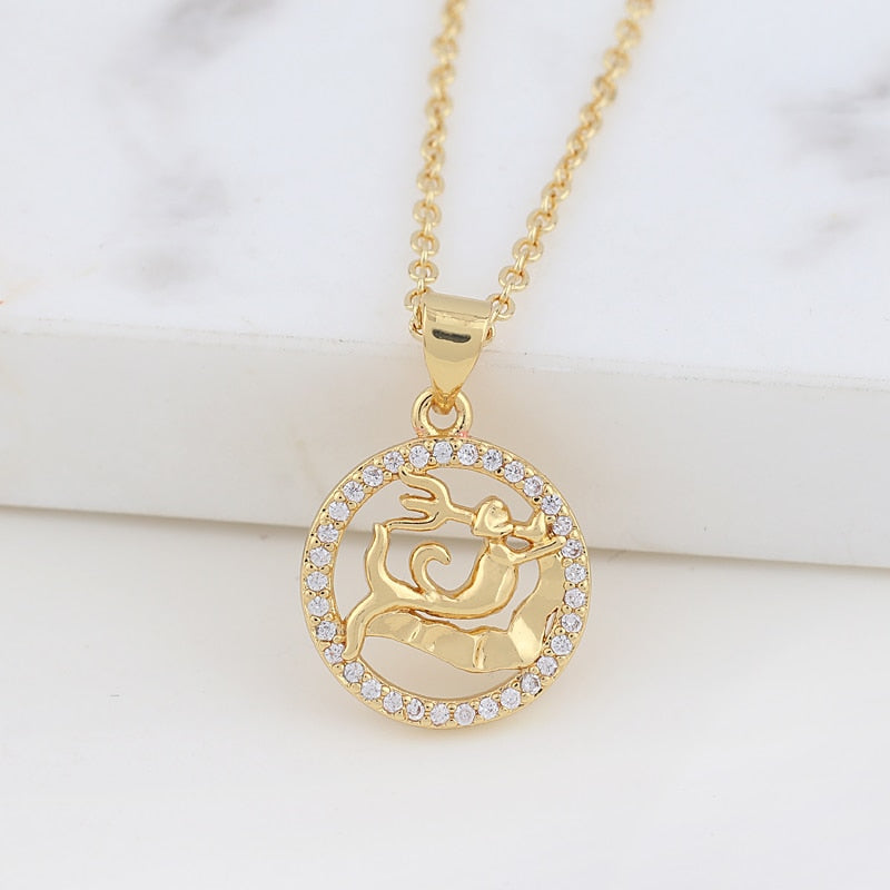 Constellation Necklace Scorpio Leo Capricorn Aquarius Necklace Zodiac Libra Taurus Virgo Gemini Sagittarius Pisces Aries Cancer