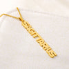 Constellation Zodiac Necklace For Women Stainless Steel Gold Color Necklace Taurus Aries Virgo Choker Collares Aesthetic Jewerly