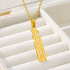 Constellation Zodiac Necklace For Women Stainless Steel Gold Color Necklace Taurus Aries Virgo Choker Collares Aesthetic Jewerly