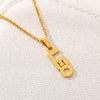 Constellation Zodiac Necklace For Women Stainless Steel Gold Color Necklace Taurus Aries Virgo Choker Collares Aesthetic Jewerly