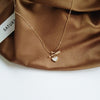Contracted An Arrow Through A Heart Pendant Women Heart Neck collar Bone Chain Chain