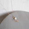 Contracted An Arrow Through A Heart Pendant Women Heart Neck collar Bone Chain Chain