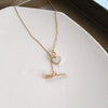 Contracted An Arrow Through A Heart Pendant Women Heart Neck collar Bone Chain Chain