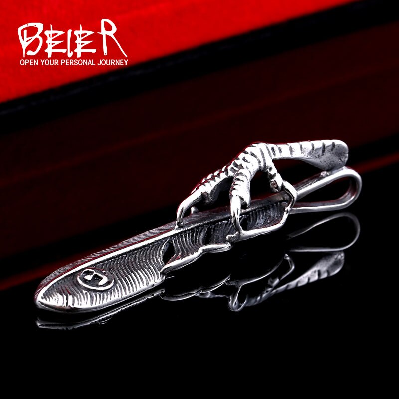 Cool Brand Eagl Claw Feather For Man Stainless Steel Unique Pendant Necklace  Price BP8-154