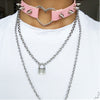 Cool Rock Sexy Harajuku Gothic Collar Chokers Women Men Steampunk Leather Spike Rivet Goth Heart Punk Choker Necklace