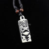 Cool tribal yak bone carved tiki man totem necklace pendant totem luau hula surf girl Talisman Gift