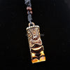 Cool tribal yak bone carved tiki man totem necklace pendant totem luau hula surf girl Talisman Gift
