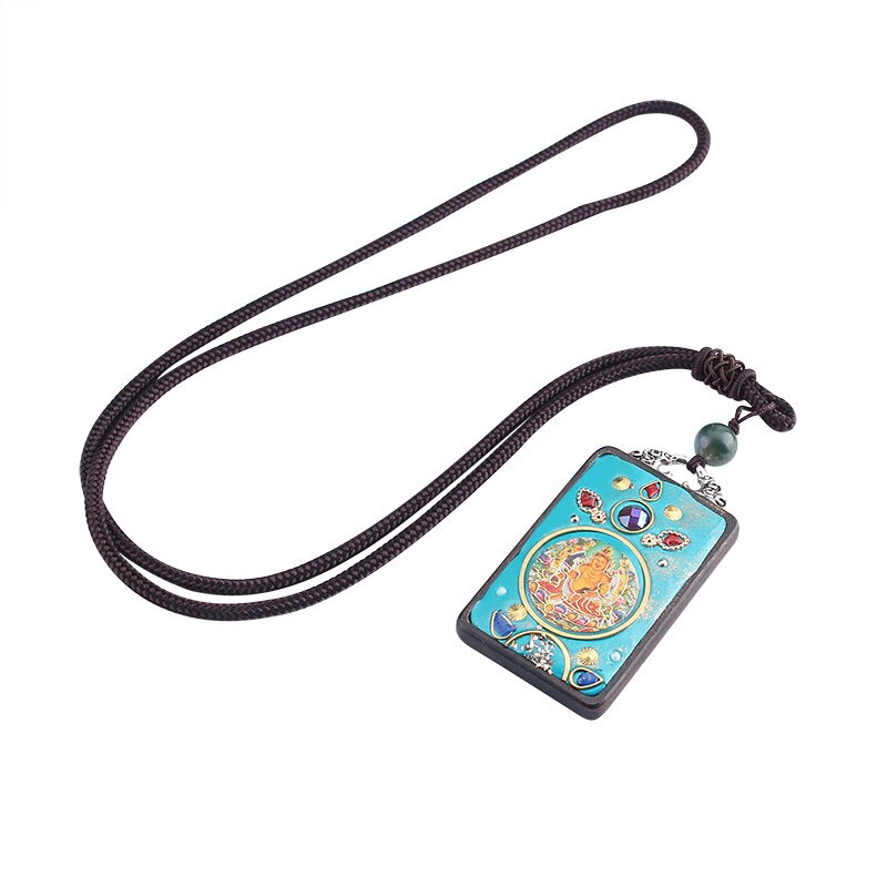 Copper Accessories  Sandalwood pendant Nepal jewelry Ethnic Buddha fate Nepal  vintage necklace women