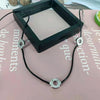 Cosplay Itachi Round Rope Necklace Classic Japanese Anime Accessories Akatsuki Cartoon Jewelry Cool Men's Chain Gift