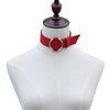 Cosplay Slave Sexy Collar Loop Velvet Neck Chain Neck Band Clavicle Necklace for Women Goth Harajuku Jewelry Accessories