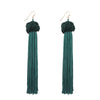 Cotton Tassel Earring Drop Earrings Bohemia S925 Pin Ethnic Jewelry Vintage Knitting Long Women's Fashion European Style Sexy