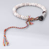 Creative Bodhi Bracelet Tibetan Buddhist Braided Cotton Thread Carved Amulet Handmade Bracelet for Women Men Chakra Wristband