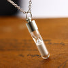 Creative Fluorescent Hourglass Pendant Necklaces For Women Men Teens Trendy Party Night Wearing Jewelry Long Necklace