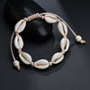 Creative Handmade Natural Beach Shell Jewelry Woven Shell Bracelet Women Men Accessories Beaded Strand Seashells Bracelets