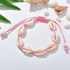 Creative Handmade Natural Beach Shell Jewelry Woven Shell Bracelet Women Men Accessories Beaded Strand Seashells Bracelets