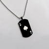 Creative Poker Ace of Spades Necklace Stainless Steel Playing Card Pendant Necklaces Hip Hop Jewelry