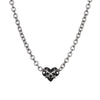 Creative Punk Gothic Thorns Love Heart Stainless Steel Chains Necklace for Women Party Jewelry Gifts Hallowen  Choker