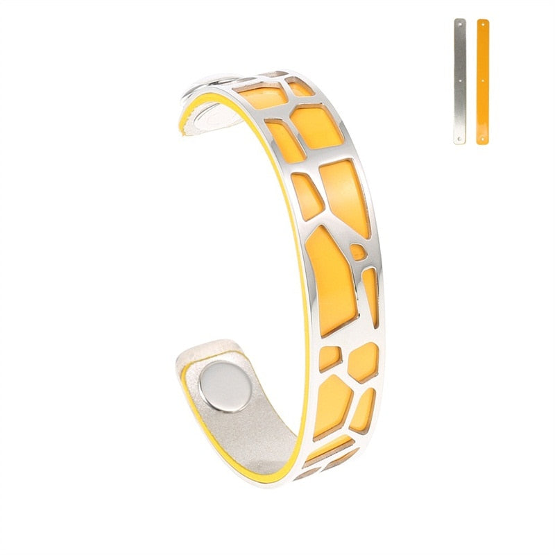 Bangles For Women Giraffe Stainless Steel Cuff Bracelets&Bangles Bijoux Manchette Femme Bracelet Argent Pulseiras