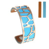 Bracelets & Bangles For Women Rose Gold Pulseiras Stainless Steel Manchette Femme Leather Reversible Giraffe