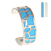 Bracelets & Bangles For Women Rose Gold Pulseiras Stainless Steel Manchette Femme Leather Reversible Giraffe