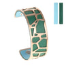 Bracelets & Bangles For Women Rose Gold Pulseiras Stainless Steel Manchette Femme Leather Reversible Giraffe