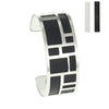 Bracelets & Bangles For Women Stainless Steel Bangle Argent Femme Manchette Reversible Labyrinth Arm Cuff Jewelry Pulseras