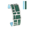 Bracelets & Bangles For Women Stainless Steel Bangle Argent Femme Manchette Reversible Labyrinth Arm Cuff Jewelry Pulseras