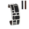 Bracelets & Bangles For Women Stainless Steel Bangle Argent Femme Manchette Reversible Labyrinth Arm Cuff Jewelry Pulseras
