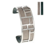 Bracelets & Bangles For Women Stainless Steel Bangle Argent Femme Manchette Reversible Labyrinth Arm Cuff Jewelry Pulseras